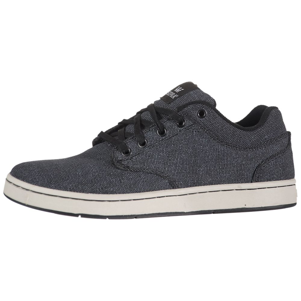 Chaussures de Skate Supra Dixon Grise Black/White Homme | EUV-55618455